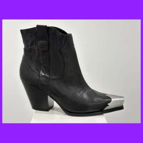 Gianni Bini ON TOUR Western Cowboy Metal Toe Booties (NEW) - Picture 2 of 8